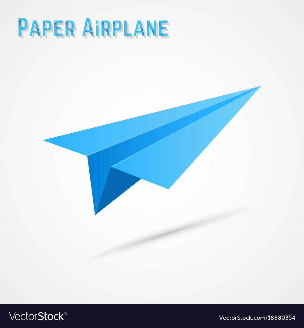 Detail Paper Plane Vector Nomer 28