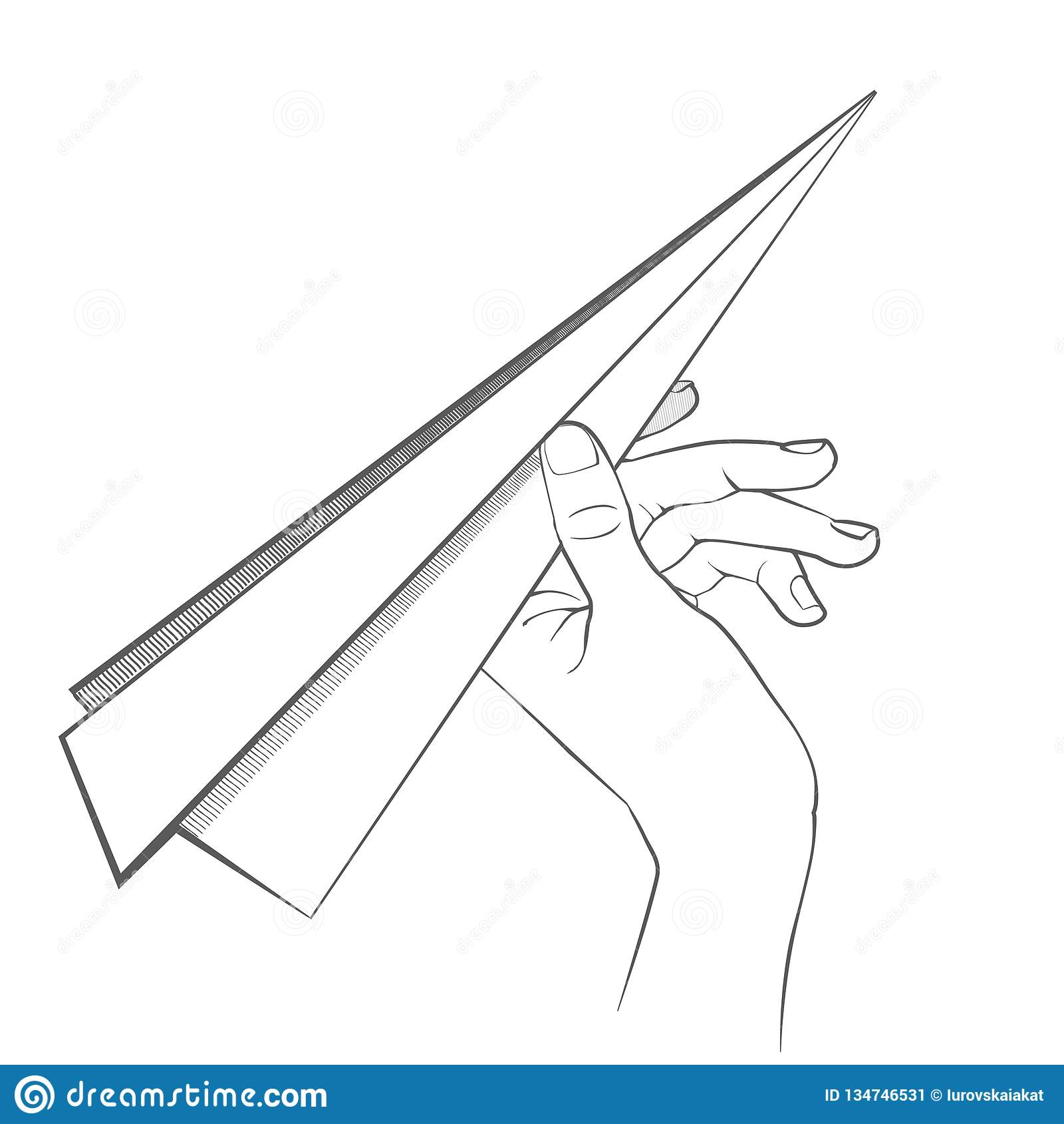 Detail Paper Plane Vector Nomer 47