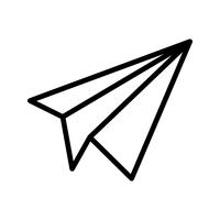 Detail Paper Plane Vector Nomer 6