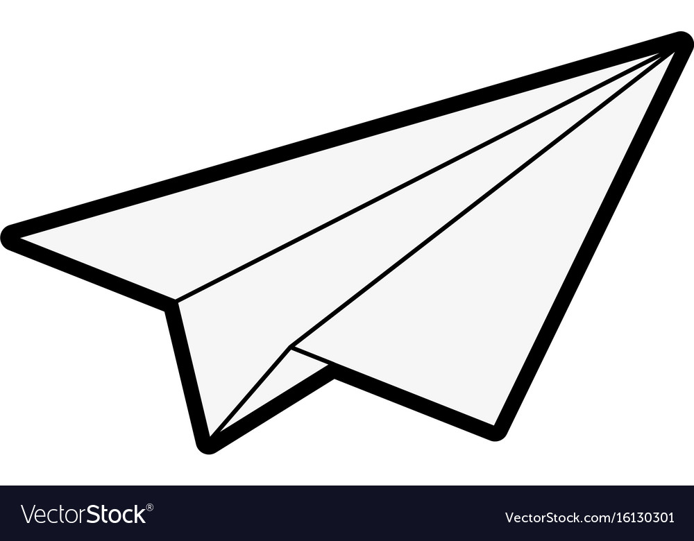 Detail Paper Plane Vector Nomer 7