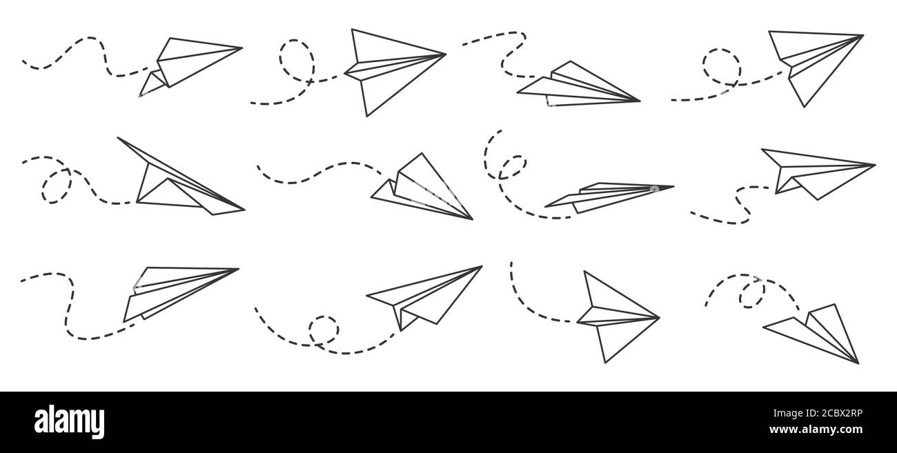 Detail Paper Planes Vector Nomer 33