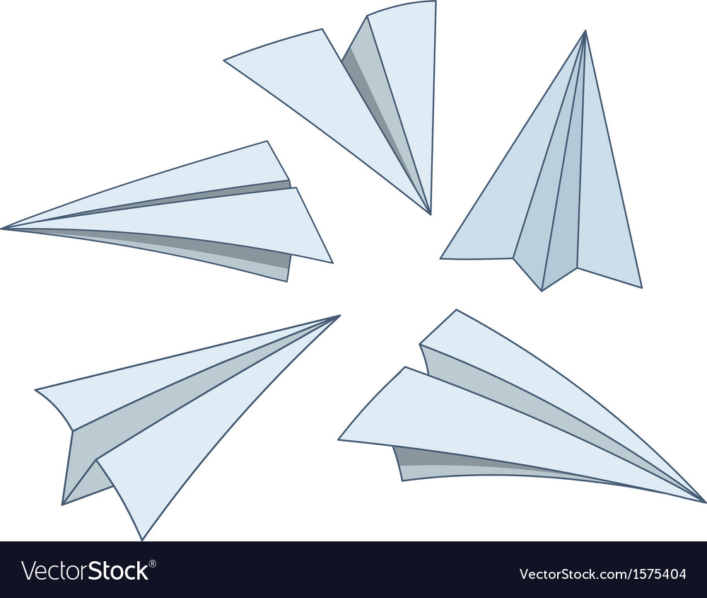 Detail Paper Planes Vector Nomer 45