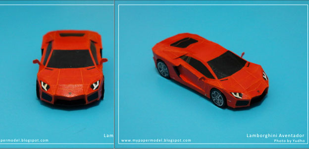 Detail Papercraft Mobil Lamborghini Nomer 13
