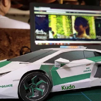 Detail Papercraft Mobil Lamborghini Nomer 17