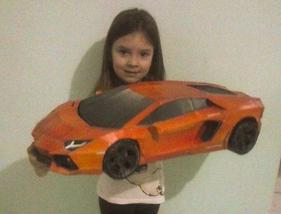 Detail Papercraft Mobil Lamborghini Nomer 28