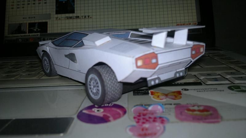 Detail Papercraft Mobil Lamborghini Nomer 35