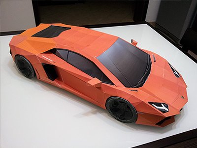 Detail Papercraft Mobil Lamborghini Nomer 36