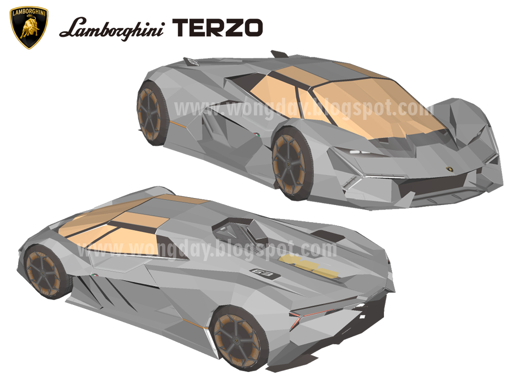 Detail Papercraft Mobil Lamborghini Nomer 37