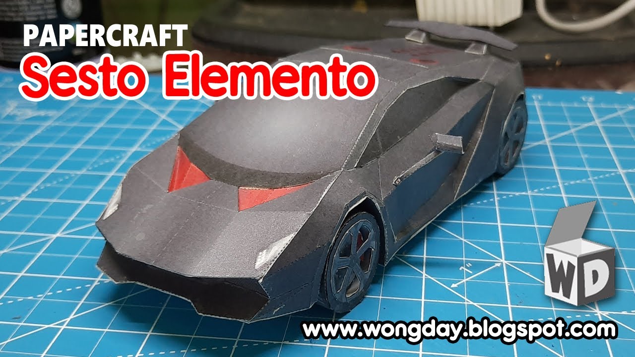 Detail Papercraft Mobil Lamborghini Nomer 39