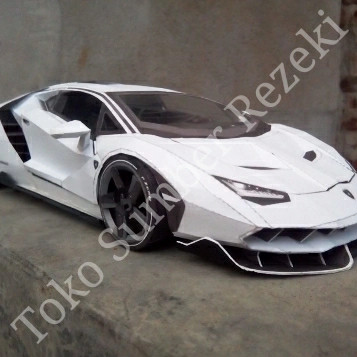 Detail Papercraft Mobil Lamborghini Nomer 45