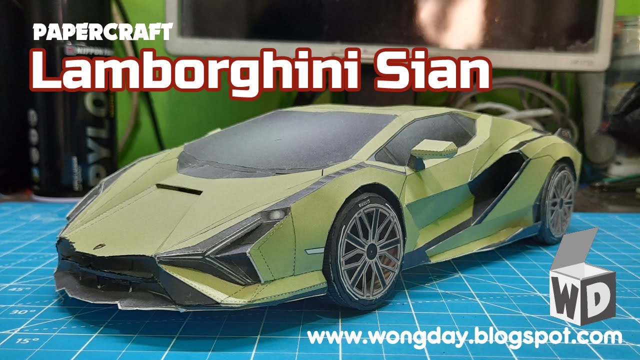 Detail Papercraft Mobil Lamborghini Nomer 6