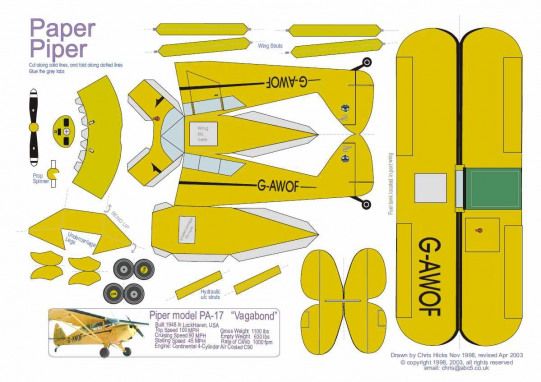 Detail Papercraft Plane Nomer 4