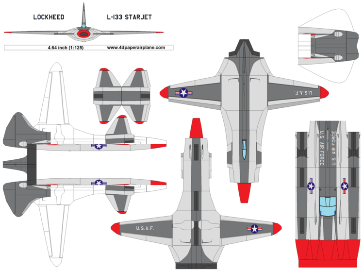 Detail Papercraft Plane Nomer 42