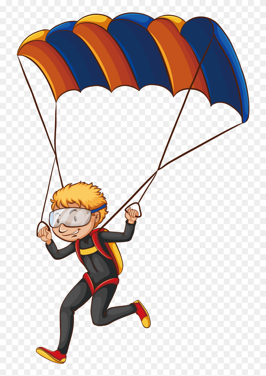 Detail Parachutist Clipart Nomer 31