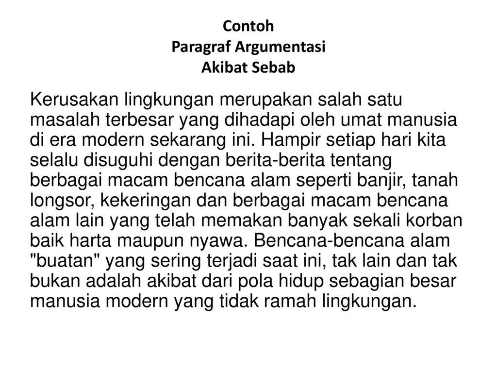 Detail Paragraf Argumentasi Contoh Nomer 41