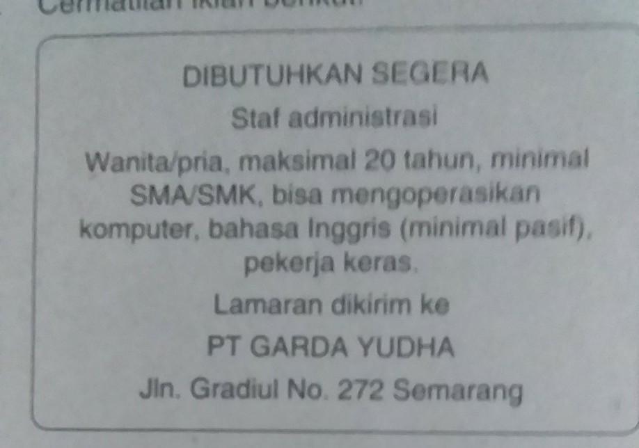 Detail Paragraf Pembuka Surat Lamaran Nomer 18