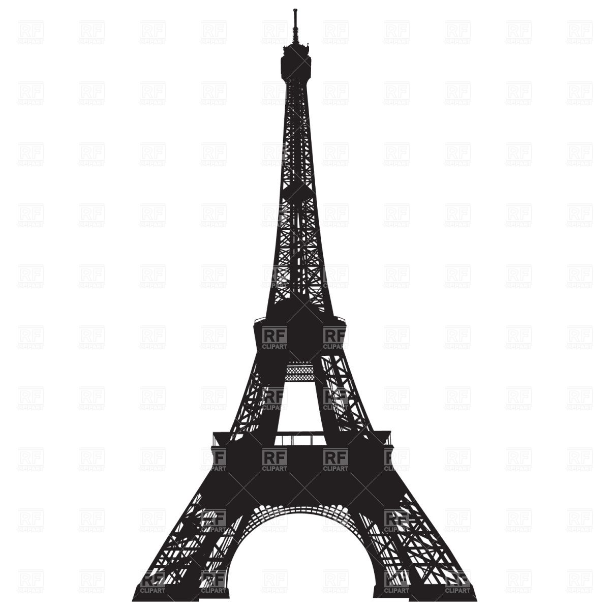 Detail Paris Tower Clipart Nomer 12