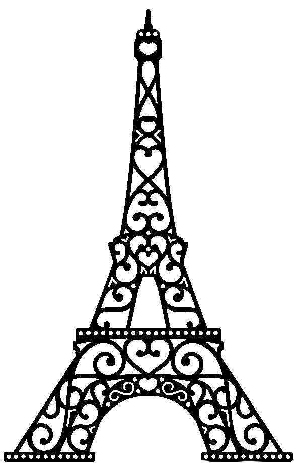 Detail Paris Tower Clipart Nomer 37