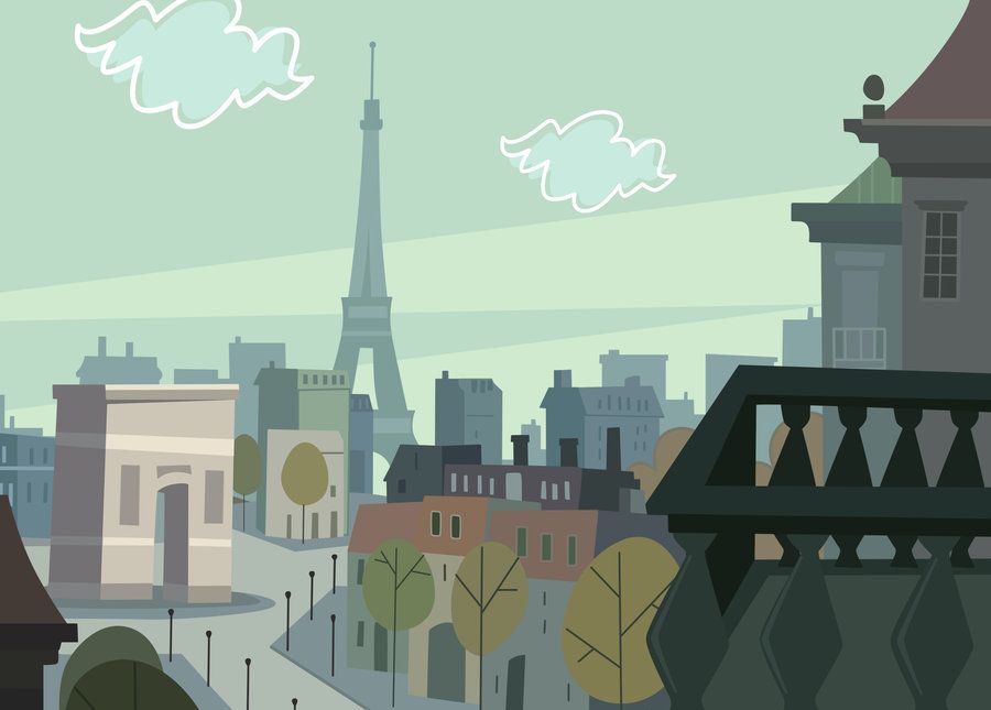 Download Paris Wallpaper Cartoon Nomer 8