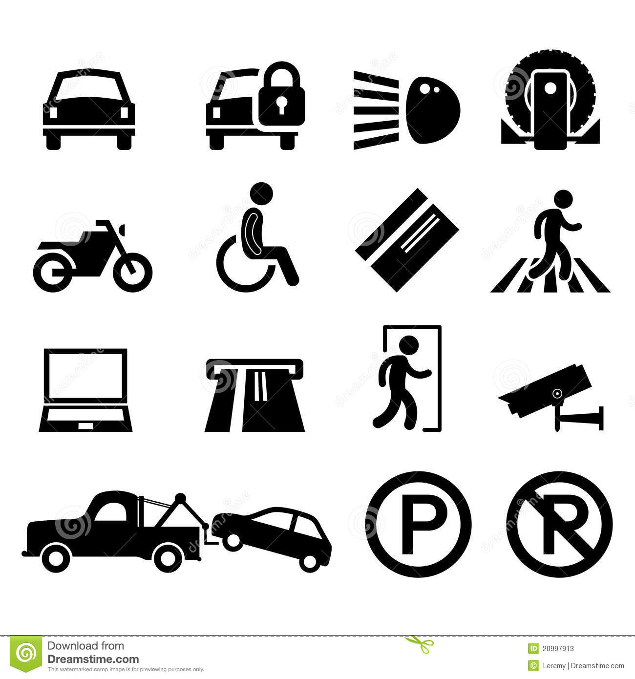 Detail Parking Symbol Nomer 33