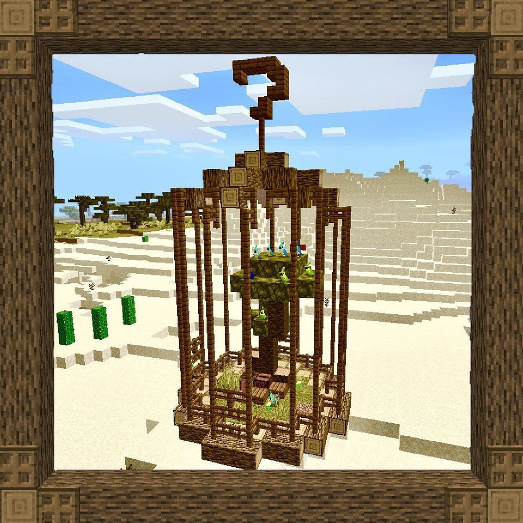 Detail Parrot Cage Minecraft Nomer 19