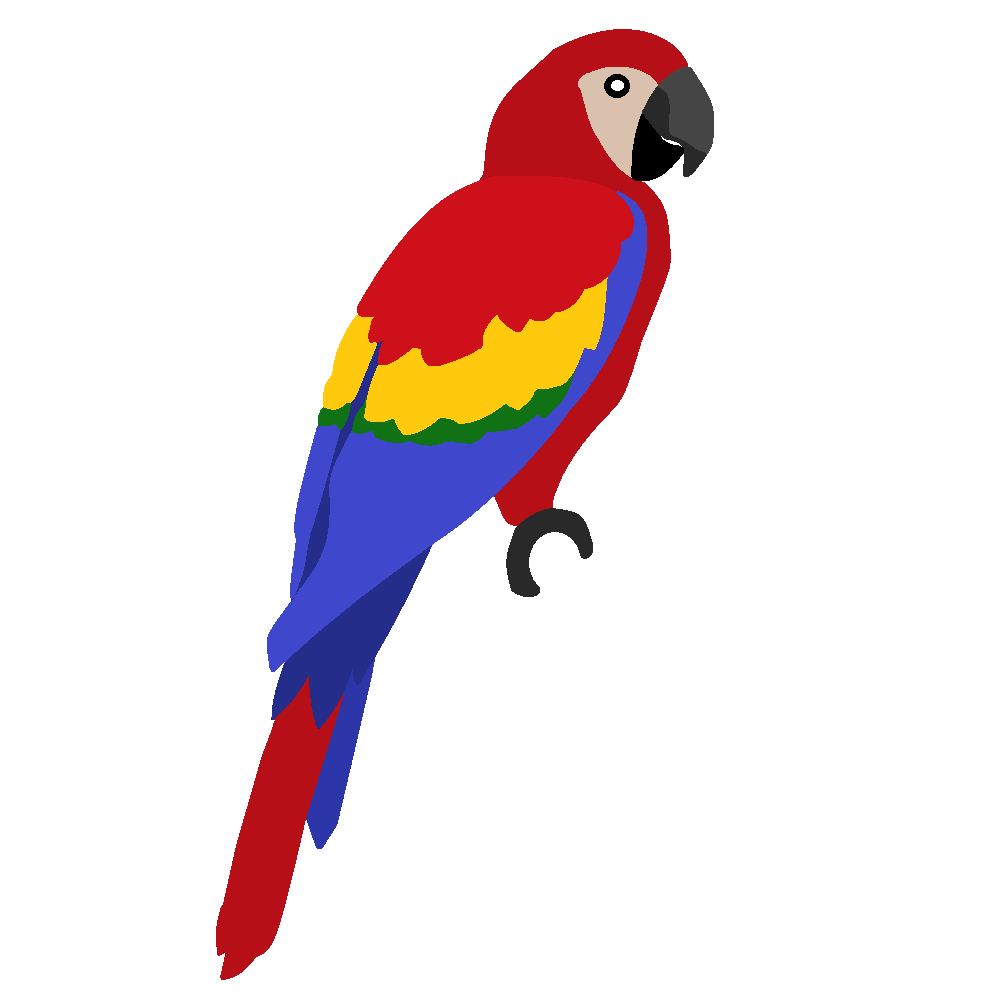 Detail Parrot Clipart Free Nomer 12