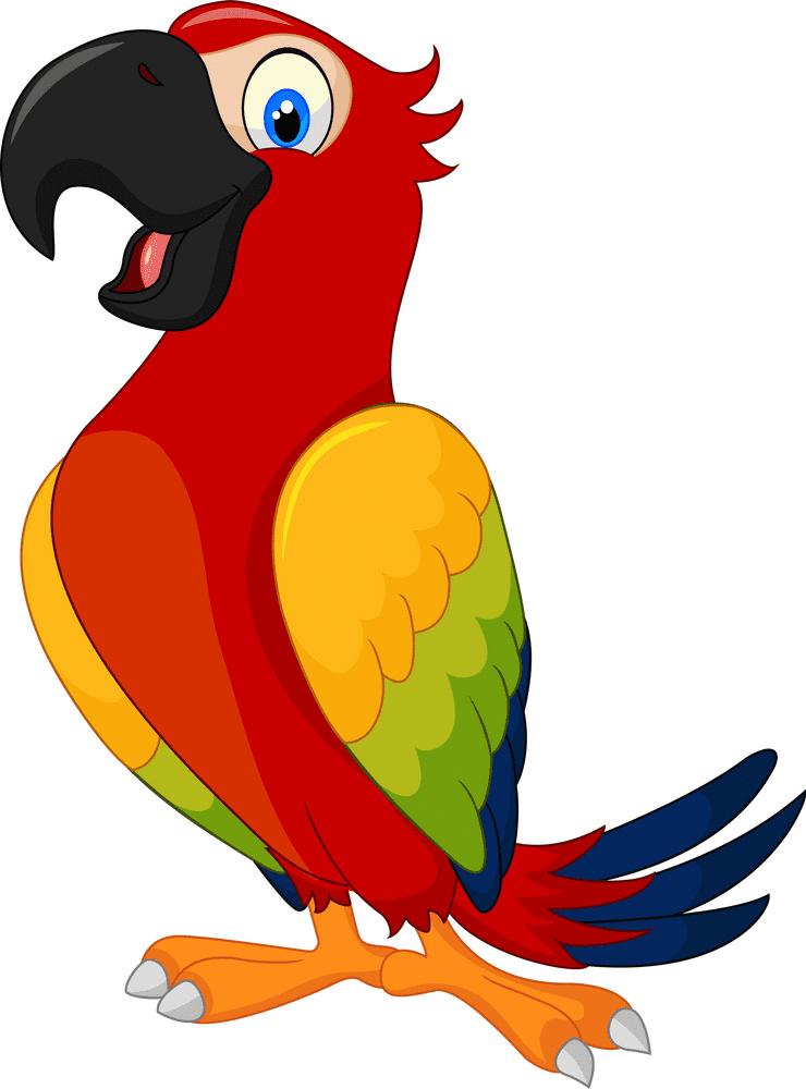 Detail Parrot Clipart Free Nomer 6