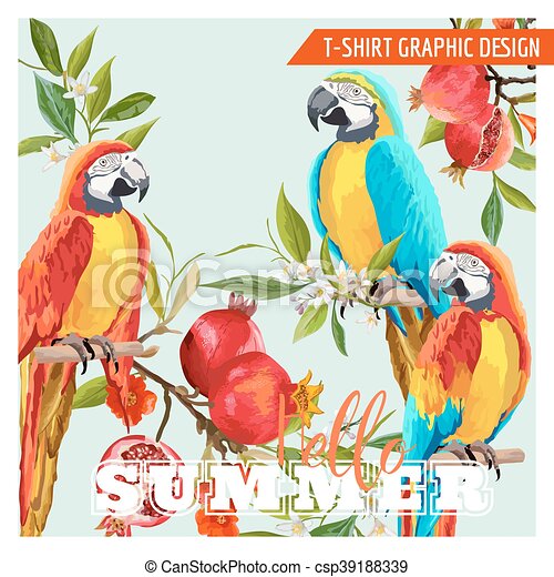 Detail Parrot Graphic Nomer 34