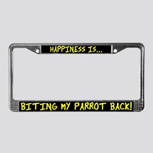 Detail Parrot License Plate Frame Nomer 19