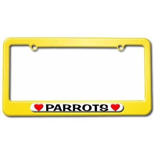 Detail Parrot License Plate Frame Nomer 23