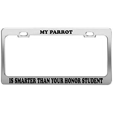 Detail Parrot License Plate Frame Nomer 6