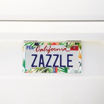 Detail Parrot License Plate Frame Nomer 9