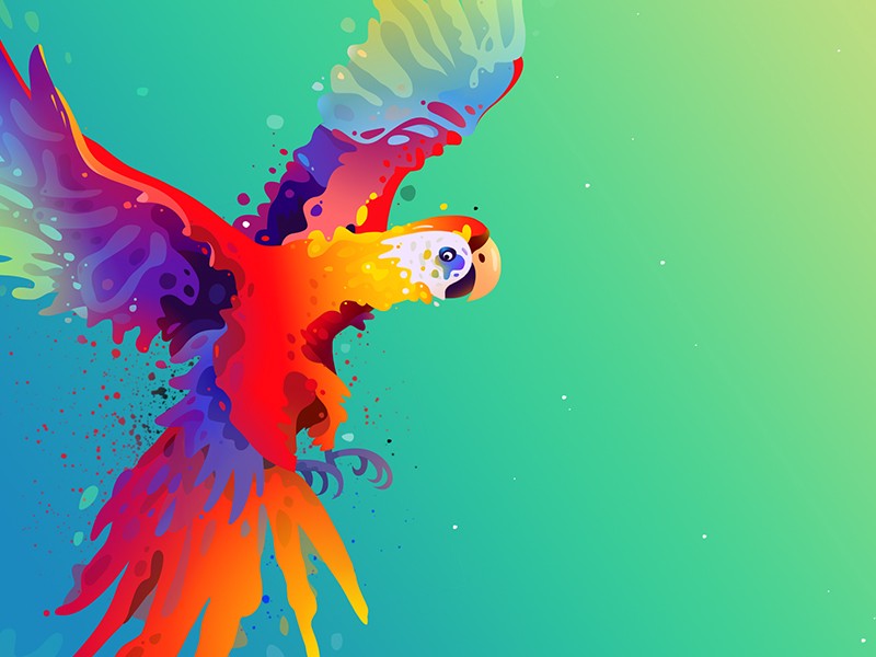 Detail Parrot Linux Wallpaper Nomer 10