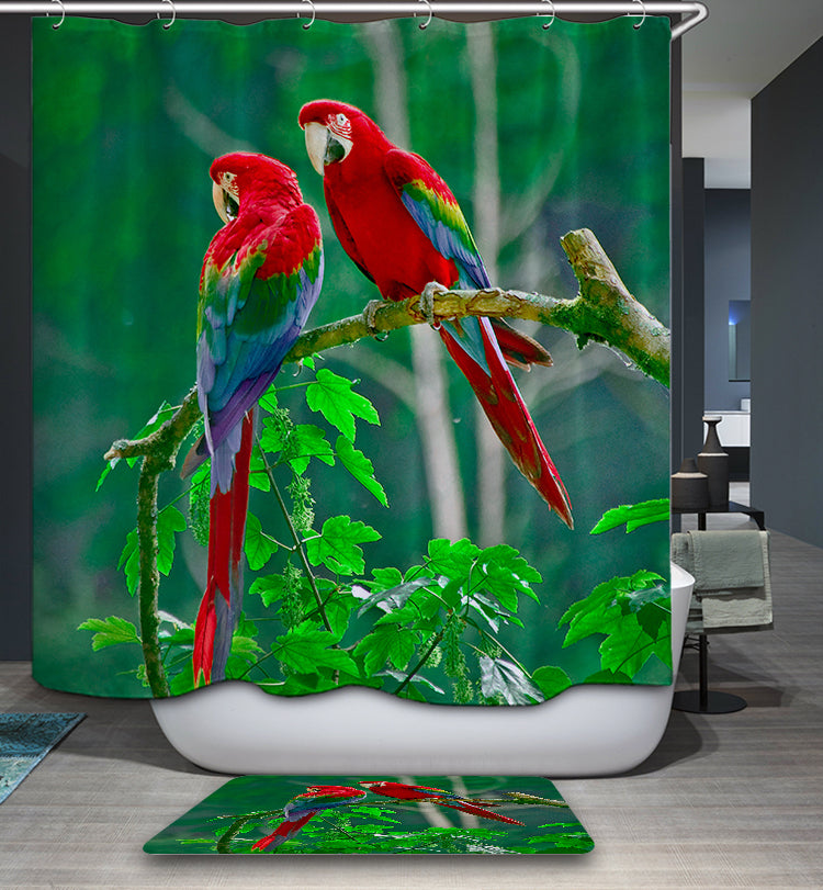 Detail Parrot Shower Curtains Nomer 16