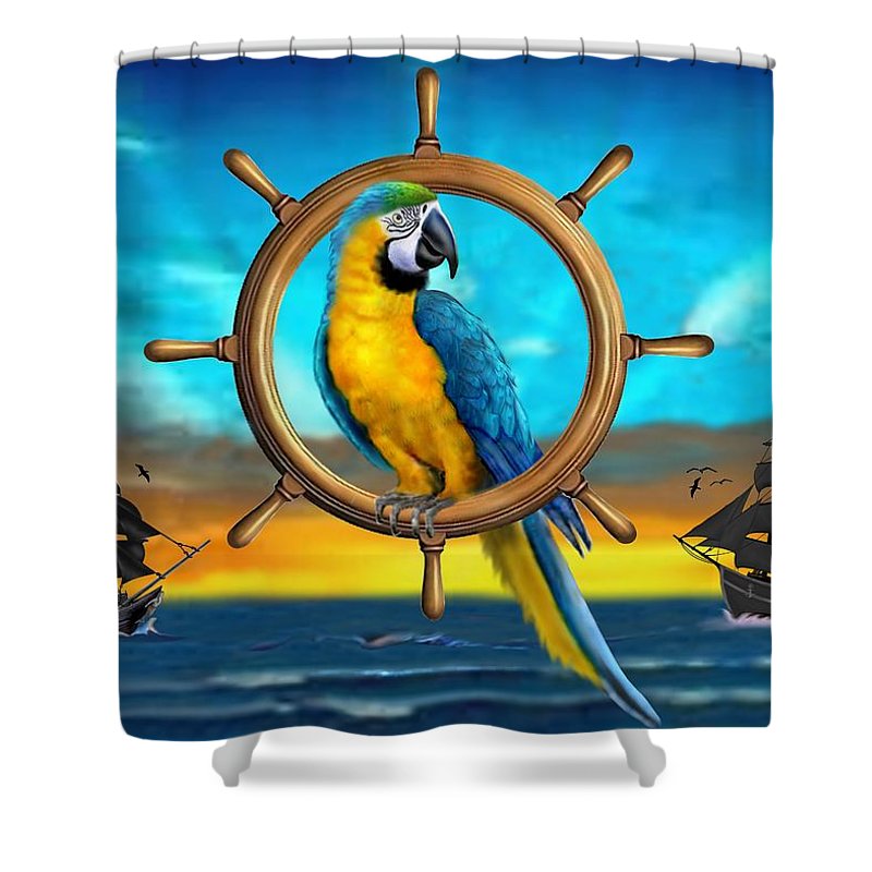Detail Parrot Shower Curtains Nomer 29