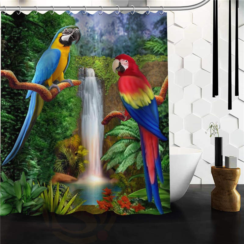 Detail Parrot Shower Curtains Nomer 37