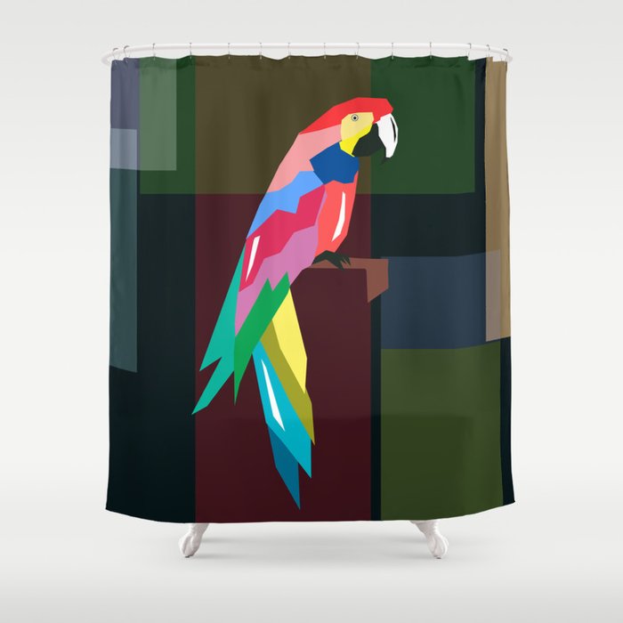 Detail Parrot Shower Curtains Nomer 54