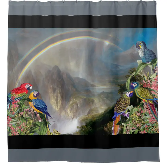 Detail Parrot Shower Curtains Nomer 58