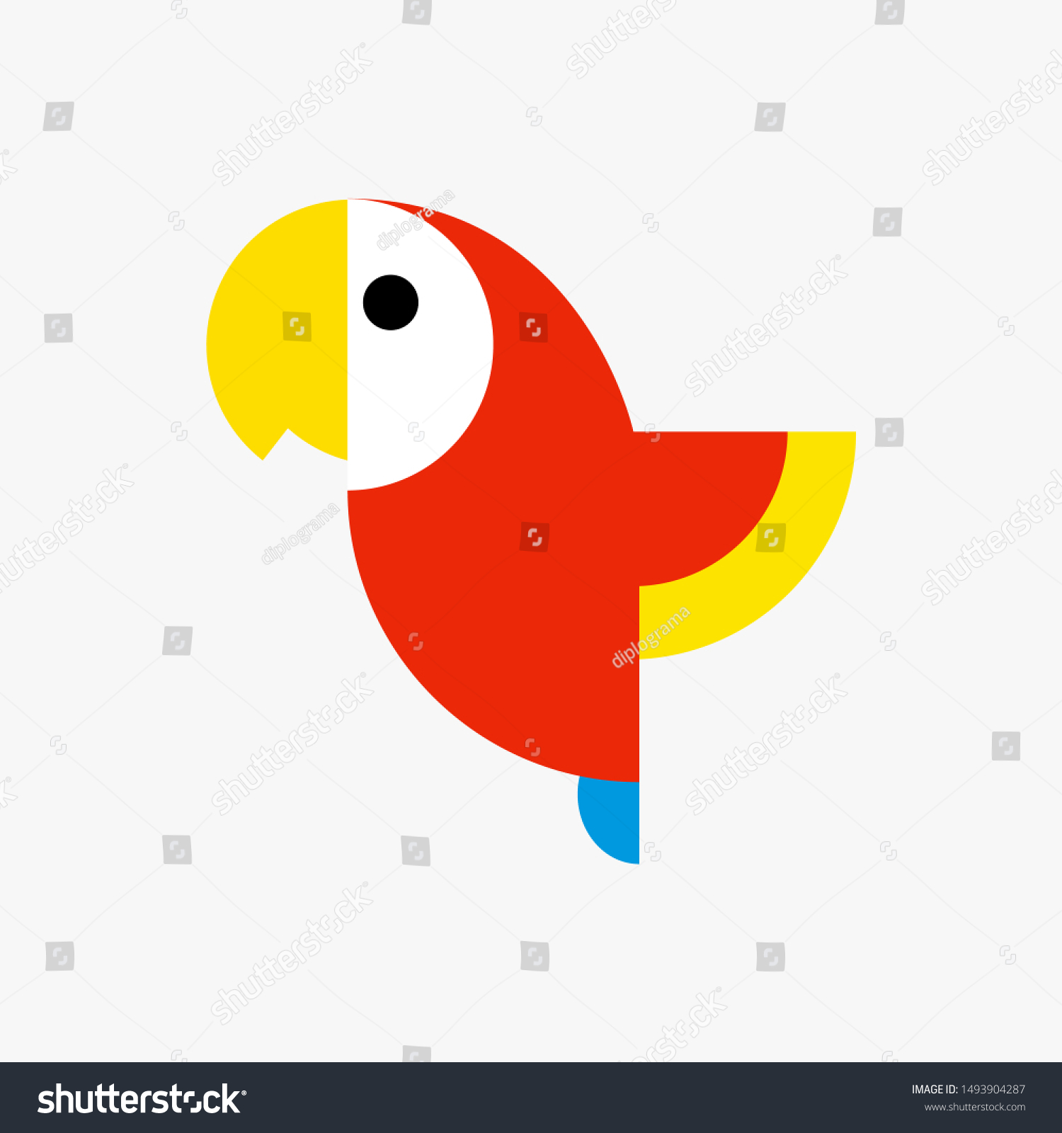Detail Parrot Vector Nomer 15