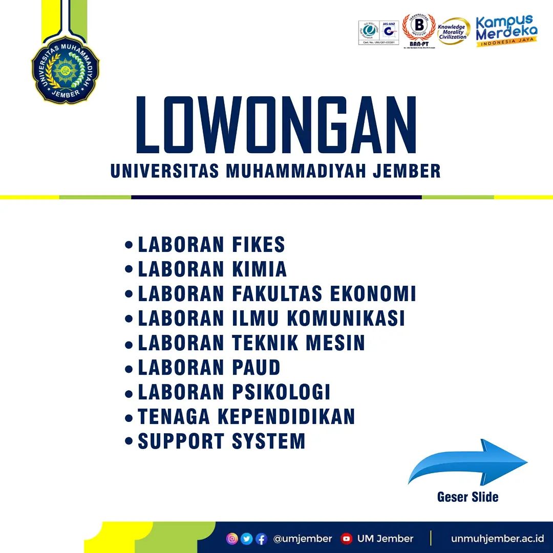 Detail Logo Universitas Muhammadiyah Jember Nomer 30