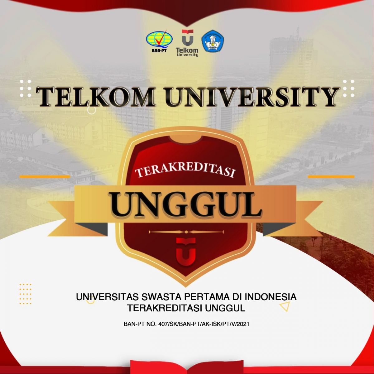 Detail Logo Universitas Telkom Bandung Nomer 28