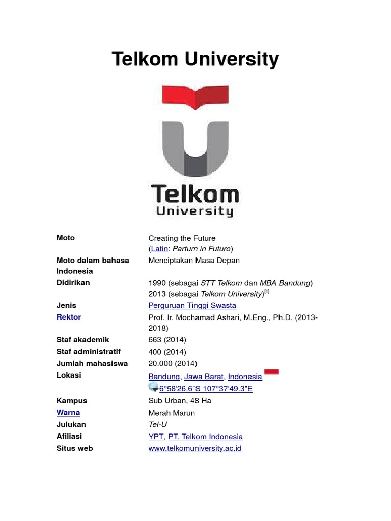 Detail Logo Universitas Telkom Bandung Nomer 31