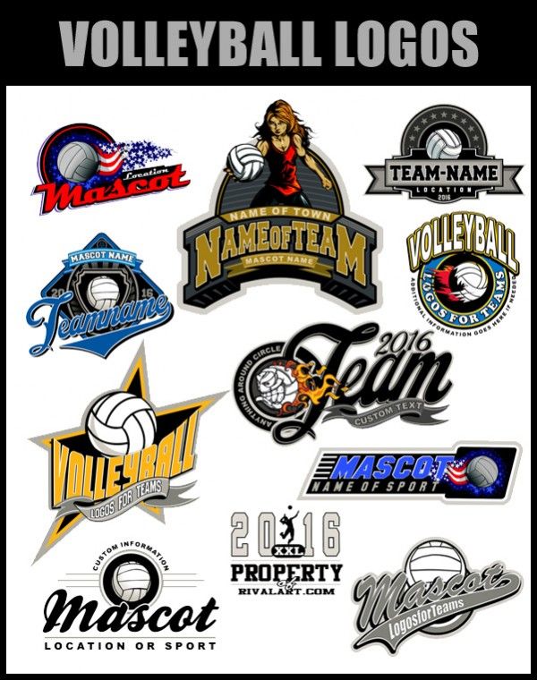 Detail Logo Volleyball Keren Nomer 20