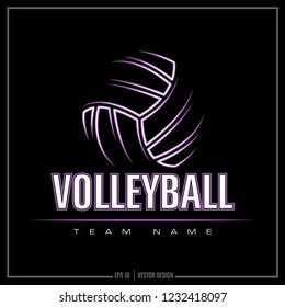 Detail Logo Volleyball Keren Nomer 22