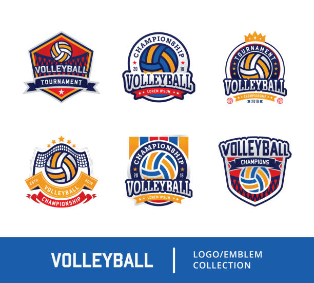 Detail Logo Volleyball Keren Nomer 35