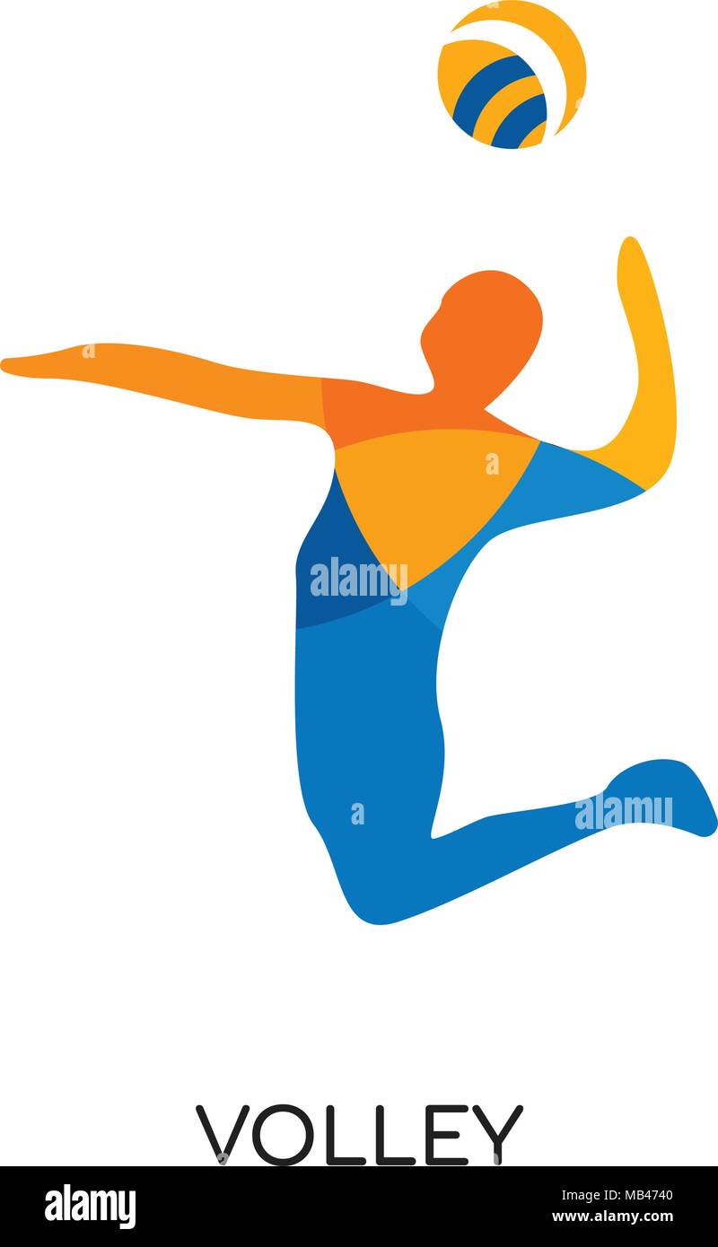 Detail Logo Volleyball Keren Nomer 41