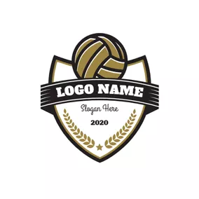 Detail Logo Volleyball Keren Nomer 52