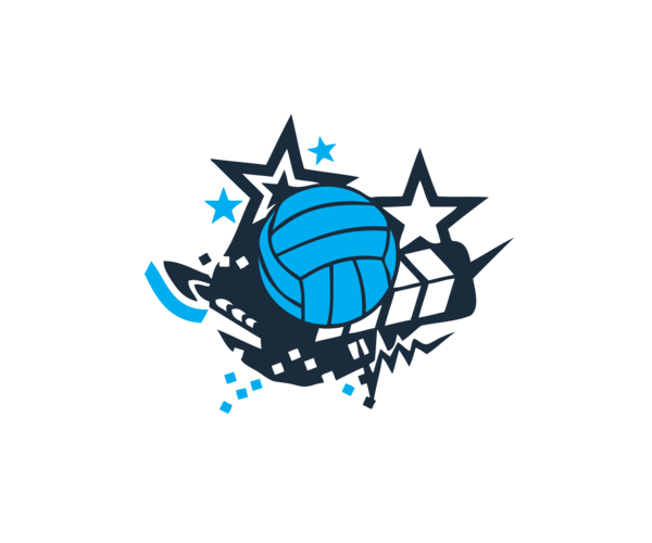 Detail Logo Volleyball Keren Nomer 53