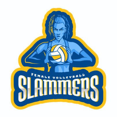 Detail Logo Volleyball Keren Nomer 58