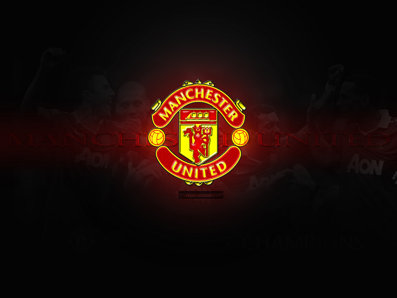 Detail Logo Wallpaper Manchester United Nomer 12